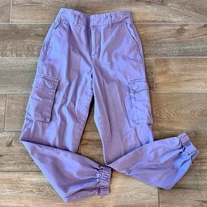 Forever 21 Junior Cargo Purple Pant Size XS